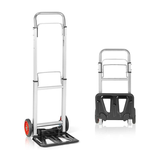 Aluminium Sack Truck Barrow with adjustable handle for moving shopping travel