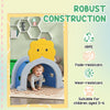 AIYAPLAY Kids Play Tunnel with Lion Design for 3-6 Years, Crawling, Climbing, Indoors & Outdoors