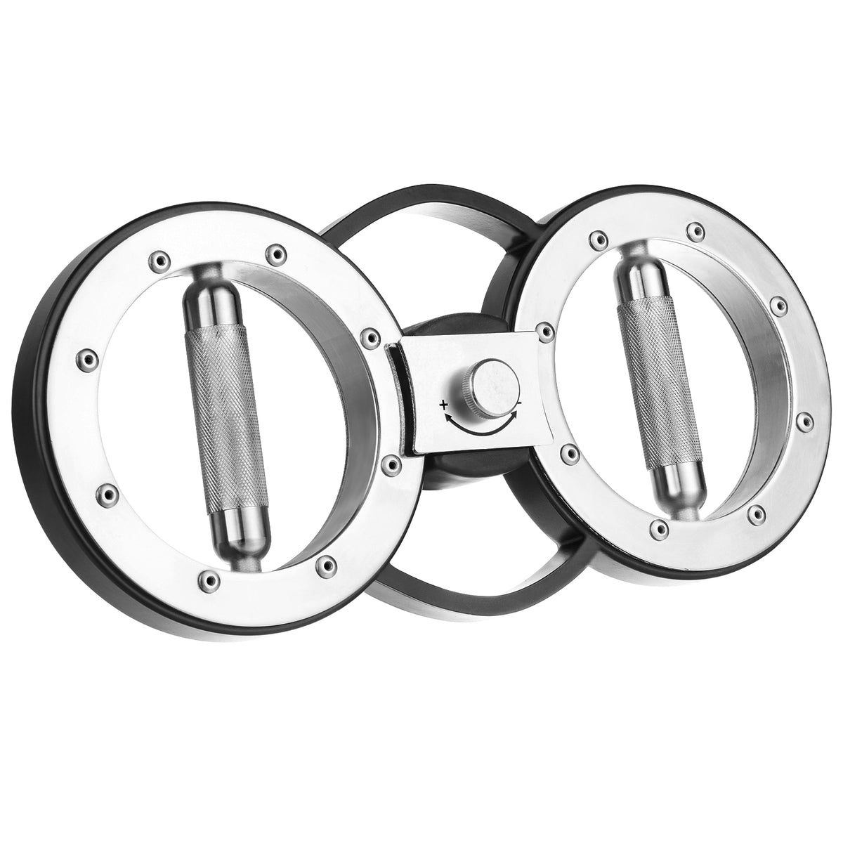 Arm Workout Equipment with adjustable resistance for men and women, showing the front of the device