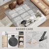 HOMCOM Modern Area Rug, Geometric Pattern Non-Slip Washable Rug, Soft Floor Carpet for Living Room, Bedroom, Dining Room, Home Office, 230 x 160 cm, Grey