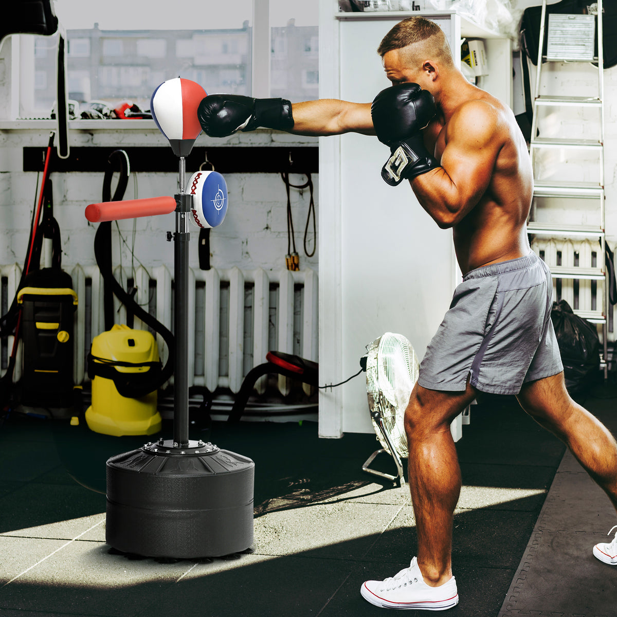 SPORTNOW Adjustable Speed Bag in Multicolour