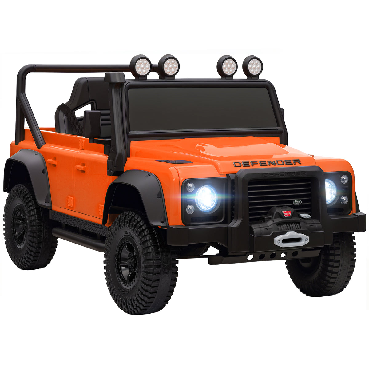 AIYAPLAY Kids Ride On Car with Remote Control in Orange