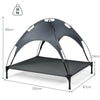 Elevated Pet Bed with Removable Canopy