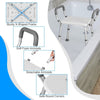 Bath Chair Shower Bench with Detachable Padded Arms-Grey