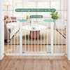 Wide Baby Safety Gate Fits 80-123 CM Openings-White