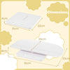 Baby Weight Scale with Detachable Tray for Body Weight and Height Measurement-White