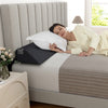 Bed Wedge Pillow  with 2 Storage Pockets-Full Size