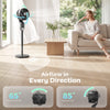 HOMCOM 20 dB Silent Standing Fan, 41