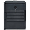 Front-Loading Insulated Food Pan Carrier for 6 Full-Size Pans-Black