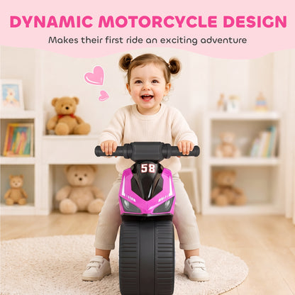 AIYAPLAY Balance Bike in Pink