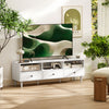 HOMCOM Multi-Storage Minimal TV Stand - White