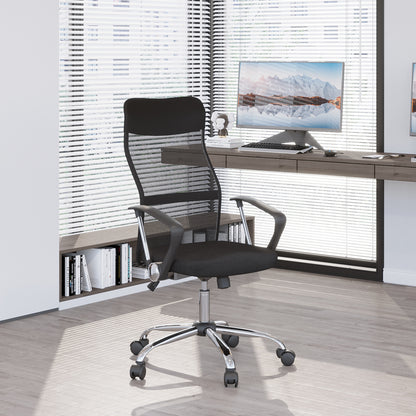 HOMCOM Ergonomic Office Chair in Black