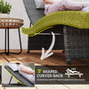 Outsunny Outdoor PE Rattan Sun Lounger, Folding Wicker Garden Lounger Recliner with 4-Level Adjustable Backrest, Rolling Sunbed Lounge Chair with Wheels, Non-Slip Legs for Balcony, Beach, Mixed-grey