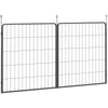 PawHut Two-Piece Dog Pen Expansion Pack for Medium Dogs, 80cm Tall Animal Pen with Three Connecting Stakes