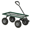 Outsunny Garden Trolley Cart, Heavy Duty Garden Cart with Metal Frame, 10