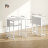 HOMCOM 63 cm Drop Leaf Writing Work Desk - White