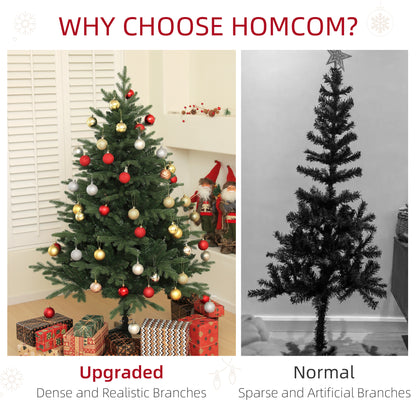 HOMCOM 5ft Artificial Spruce Christmas Tree in Green
