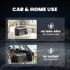 Outsunny 40L Compressor Car Fridge Freezer, Dual Zone Camping Refrigerator with App Control, Telescopic Handle, -20Â°C-20Â°C