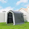 Outsunny 1.8 x 2.4m Garden Storage Shed Tent, Waterproof Portable Shed Shelter for Motorbike, Garden Tools, Bike Storage