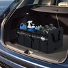 Car Trunk Organizer with Leakproof Cooler Bag and Adjustable Securing Straps-Black