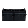 Car Trunk Organizer with Leakproof Cooler Bag and Adjustable Securing Straps-Black