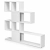 5-Tier Display and Storage Bookshelf for Home and Office-White