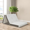 Cooling Gel Memory Foam Folding Mattress with Bamboo Cover and Mesh Border Fabric-S