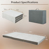 Cooling Gel Memory Foam Folding Mattress with Bamboo Cover and Mesh Border Fabric-S