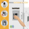 Kids Corner Kitchen Playset with Separated Washing Basin-White
