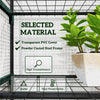 Outsunny 193cm Five Shelf Mini Greenhouse - White