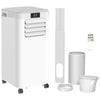 HOMCOM 8000 BTU Air Conditioning Unit, 3-in-1 Portable Air Conditioner, Dehumidifier, Cooling Fan with Remote Control, Digital Display, 2 Speeds, 24H Timer, Window Venting Kit, 18mÂ²