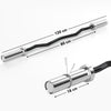 SPORTNOW 120cm EZ Barbell Bar for 5cm Weight Plates, with Spring Clips, 8kg