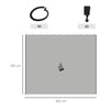 Outsunny Set of Four 3 x 3m Gazebo Replacement Walls - Light Grey