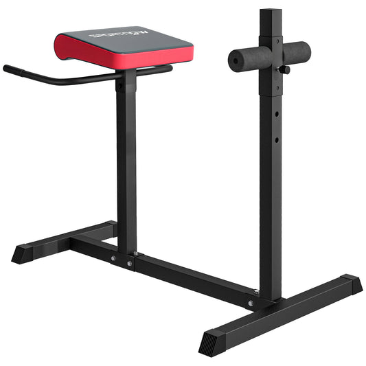 مقعد تمديد الظهر من سبورت ناو (SPORTNOW Back Extension Roman Chair)، مقعد تمديد مفرط مع أسطوانة ساق قابلة للتعديل لتدريب الظهر والبطن والأرداف