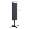 Outsunny Outdoor Cantilever Umbrella Cover Parasol with Rod, Zipper, Dark Grey
