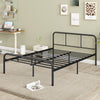 Bed Frame with Headboard and Footboard-Double Size