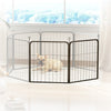 PawHut Two-Piece Dog Pen Expansion Pack for Small Dogs, 60cm Tall Animal Pen with Three Connecting Stakes