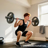 SPORTNOW 4ft Olympic EZ Curl Bar, Barbell Bar for 2