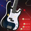 SPORTNOW 4 String Full Size Electric Bass Guitar for Beginners