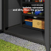 Outsunny 6'x4.5' Garden Storage Shed, Lockable Garden Shed with Double Doors, Window, Vent and Plastic Roof, Dark Grey