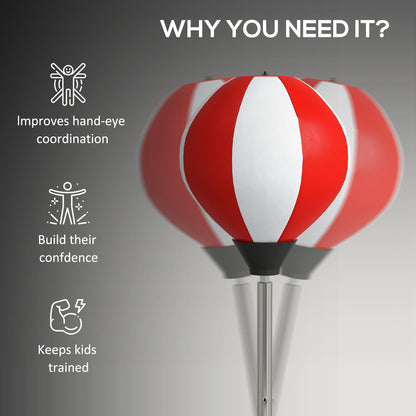 HOMCOM Punching Bag in Red