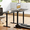 120 x 60 CM Electric Standing Computer Desk with 3 Memory Preset-Black