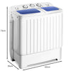 8 KG Twin Tub Washing Machine with Time Control and Drain Hose
