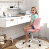 Ergonomic Children Study Chair with Adjustable Height-Pink