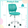 Ergonomic Children Study Chair with Adjustable Height-Green