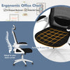 Ergonomic Office Chair with Adjustable Lumbar Support-White