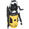 Outsunny 1800W High Pressure Washer, 150 Bar Pressure, 420 L/h Flow, Portable Power Washer Jet Wash Cleaner with Adjustable Nozzle, 6M Hose, Hose Reel, Steel Handle for Home Patio Car Driveway, Yellow