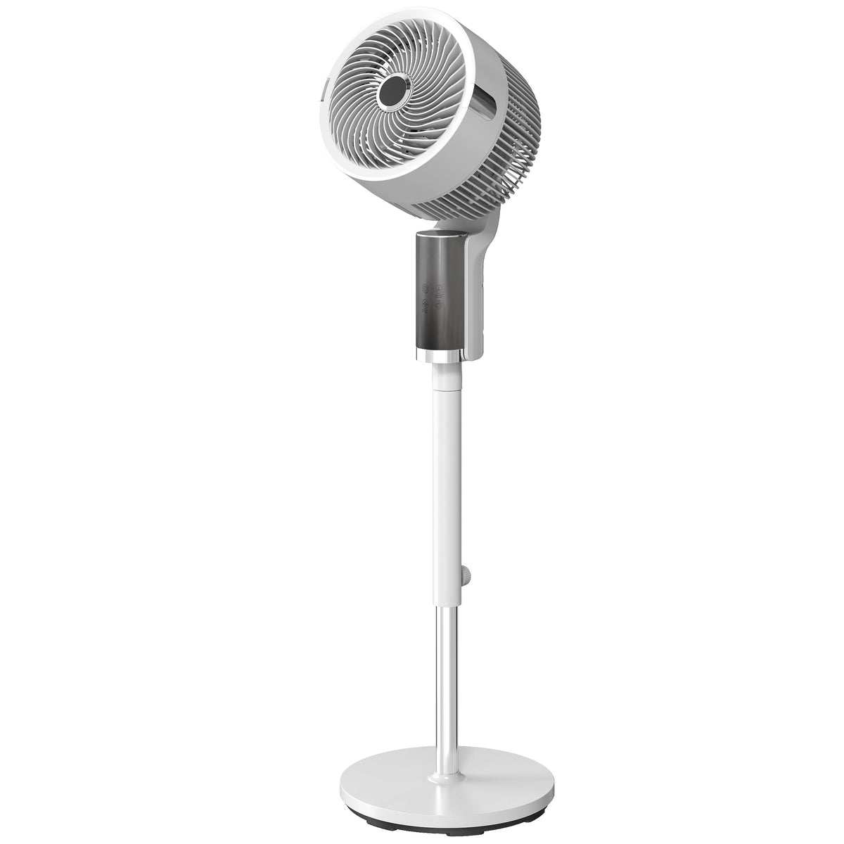 HOMCOM 20 dB Silent Standing Fan in White