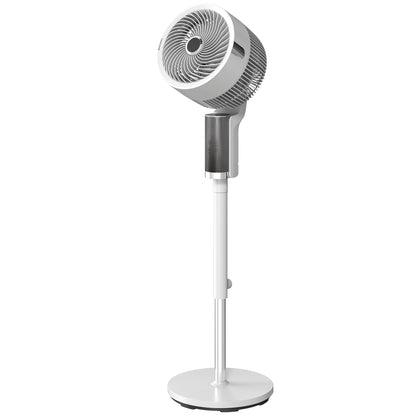 HOMCOM 20 dB Silent Standing Fan in White