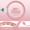 SPORTNOW Smart Weighted Hula Hoop, Massage Hula Ring w/ 16 Detachable Knots, 360  Auto-Rotating Ball, Digital Counter, Pink